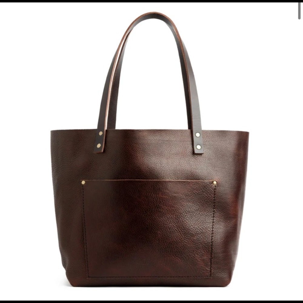 Portland Leather Classic Tote Coldbrew